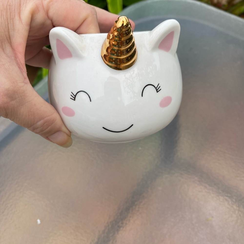 Unicorn Adorable Coffee Mug With Rainbow 🌈 Colored Handle